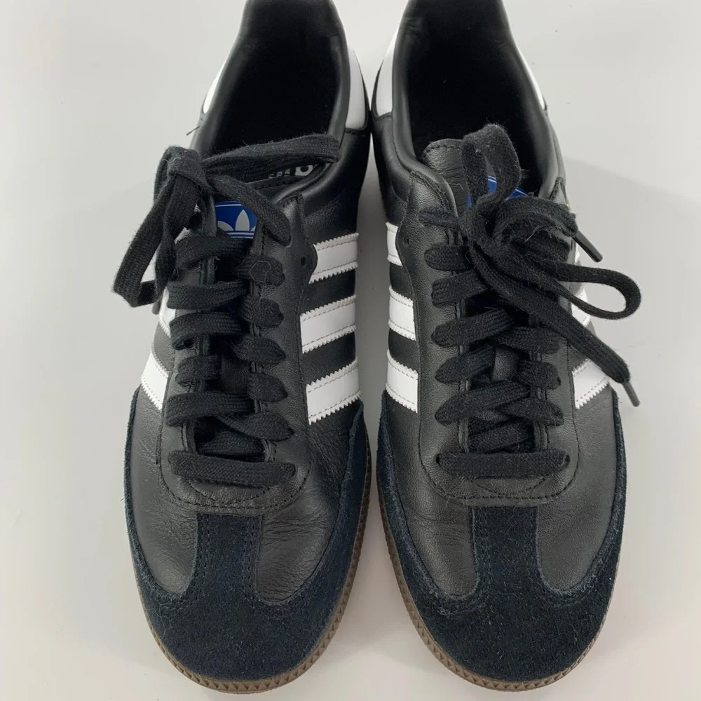 Mens Black and White Adidas Samba size 7.5 - Picture 5 of 5